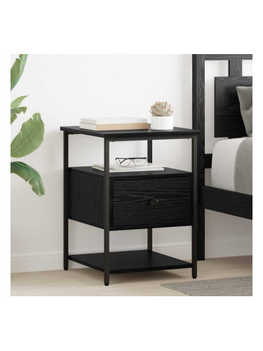 Sonata H Нощен шкаф 2 pcs Черен дъб 40 x 42 x 56 см Инженерно дърво