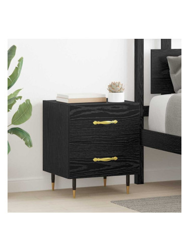 Sonata H Нощен шкаф Черен дъб 40 x 35 x 47.5 см Инженерно дърво