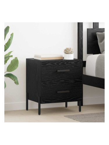Sonata H Нощен шкаф 2 pcs Черен дъб 40 x 35 x 47.5 см Инженерно дърво