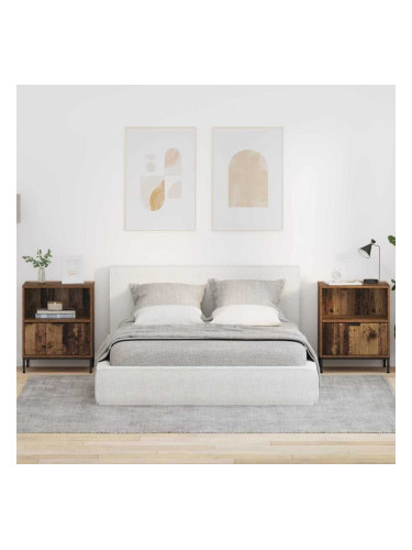 Sonata H Нощни маси 2 pcs Старо дърво 49 x 36 x 61 см Инженерно дърво