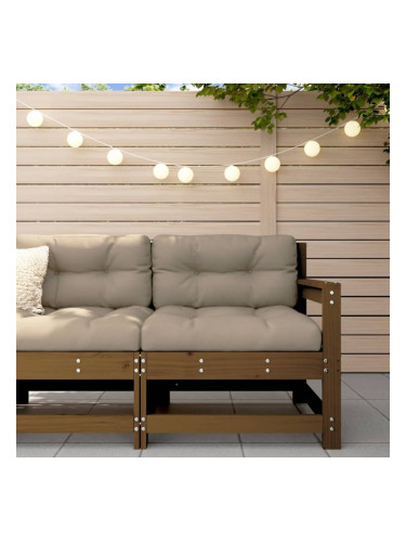 Sonata H Ъглов диван, меденокафяв, бор масив