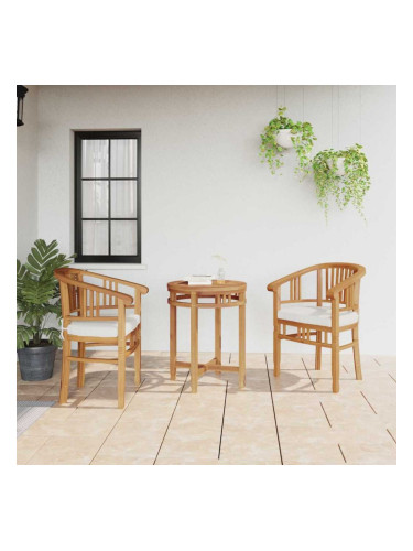 Sonata H Градински столове 2 pcs Кафяво 63 x 58 x 89 см