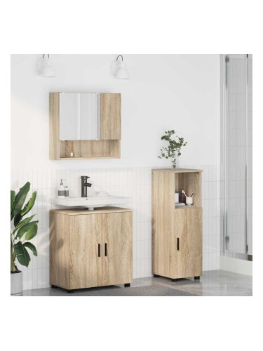 Sonata H Комплект мебели за баня 3 pcs дъб сонома 61 x 35 x 64 см