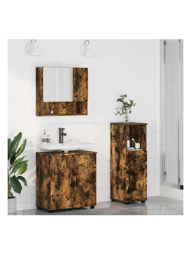 Sonata H Комплект мебели за баня 3 pcs Опушен дъб 61 x 35 x 64 см