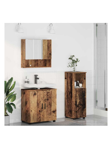 Sonata H Комплект мебели за баня 3 pcs Старо дърво 61 x 35 x 64 см