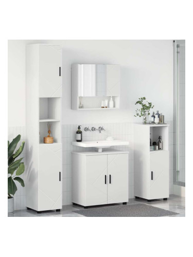 Sonata H Комплект мебели за баня с врата 4 pcs Бяло 61 x 35 x 64 см