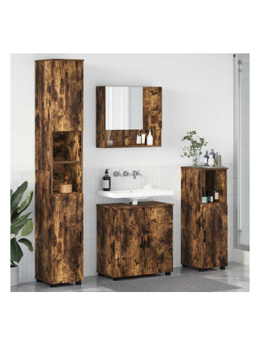 Sonata H Комплект мебели за баня 4 pcs Опушен дъб 61 x 35 x 64 см