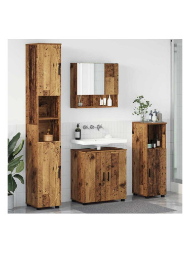 Sonata H Комплект мебели за баня 4 pcs Старо дърво 61 x 35 x 64 см