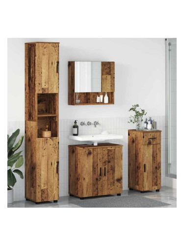 Sonata H Комплект мебели за баня 4 pcs Старо дърво 61 x 35 x 64 см
