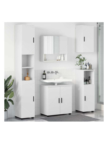Sonata H Комплект мебели за баня с врата 5 pcs Бяло 61 x 35 x 64 см