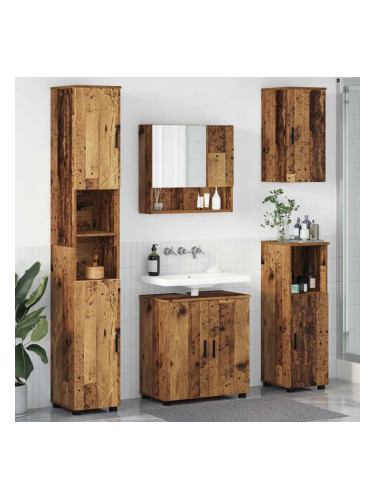 Sonata H Комплект мебели за баня 5 pcs Старо дърво 61 x 35 x 64 см