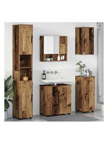 Sonata H Комплект мебели за баня 5 pcs Старо дърво 61 x 35 x 64 см