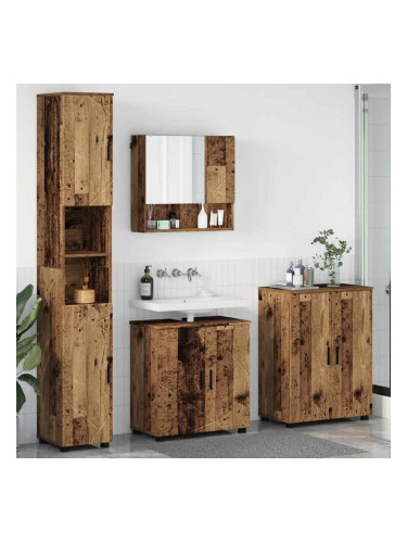 Sonata H Комплект мебели за баня 4 pcs Старо дърво 61 x 35 x 64 см