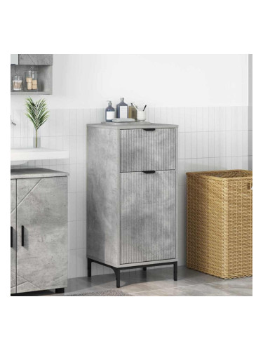 Sonata H Шкаф за баня Бетонно сиво 39.5 x 36 x 88 см Инженерно дърво