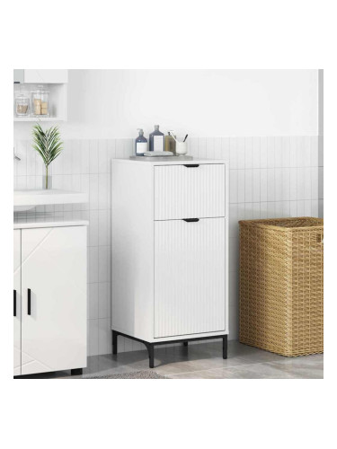 Sonata H Шкаф за баня с чекмедже Бяло Със Силен Гланц 39.5 x 36 x 88 см