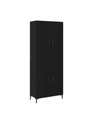 Sonata H Висок шкаф 2 pcs Черен дъб 69.5 x 34 x 180 см Инженерно дърво