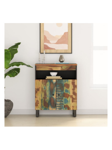 Sonata H Сайдборд с 2 врати, 60x33x75 см, регенерирано дърво масив