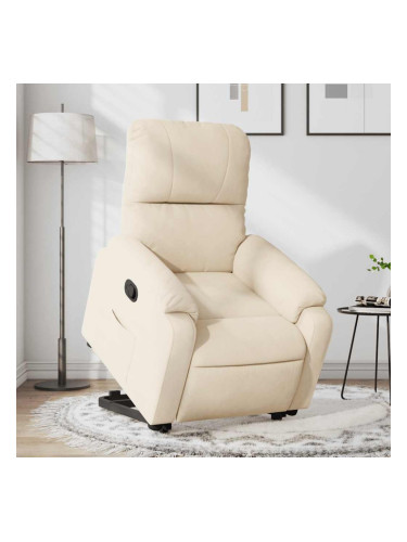 Sonata H Изправящ реклайнер стол, бежов, микрофибърен текстил