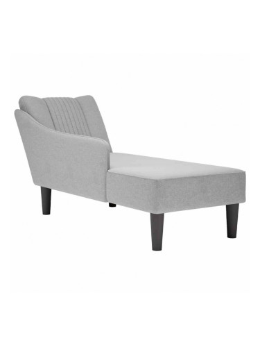 Sonata H Шезлонг с десен подлакътник Cloud Grey Fabric
