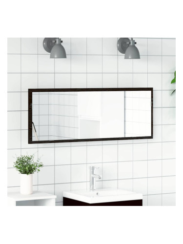 Sonata H LED огледало за баня с огледало Черен дъб 100 x 8.5 x 37 см