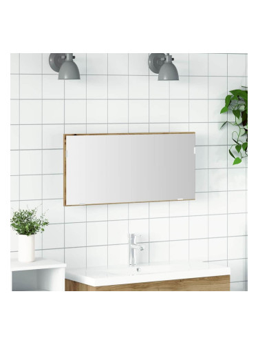 Sonata H Огледало за баня дъб артизан 80 x 8.5 x 37 см Инженерно дърво