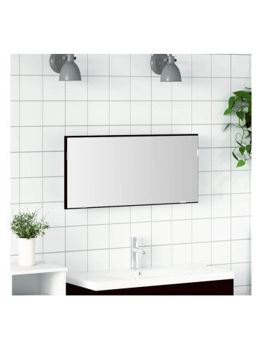 Sonata H Огледало за баня Черен дъб 80 x 8.5 x 37 см Инженерно дърво