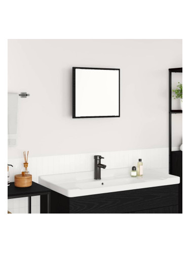 Sonata H LED огледало за баня Черен дъб 40 x 8.5 x 37 см Инженерно дърво