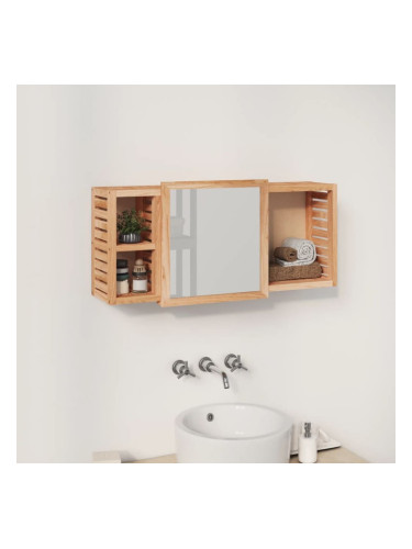Sonata H Шкаф с огледало 80x17x34 см орехово дърво масив