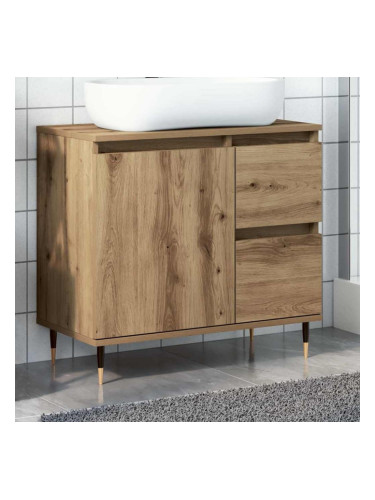 Sonata H Шкаф за баня Artisan Oak 65x33x60 cm Инженерна дървесина