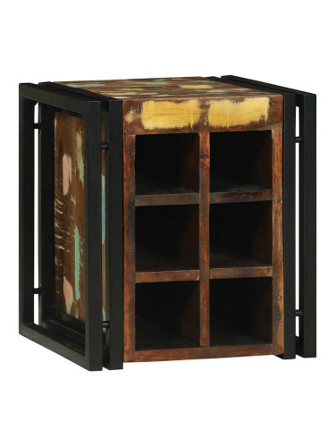 Sonata H Винен рафт 34.5 x 35 x 39 см Масивна регенерирана дървесина