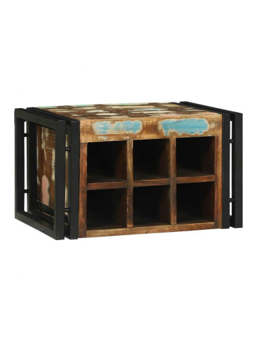 Sonata H Винен рафт 46 x 35 x 27.5 см Масивна регенерирана дървесина