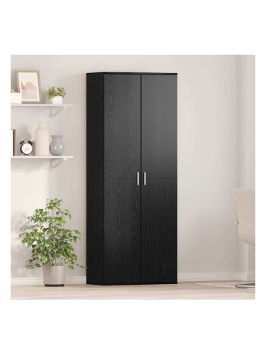 Sonata H Висок шкаф Черен дъб 70 x 35 x 180 см Инженерно дърво