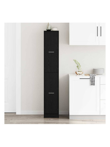 Sonata H Аптекарски шкаф Черен дъб 30 x 41 x 174.5 см Инженерно дърво