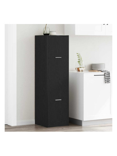 Sonata H Аптекарски шкаф Черен дъб 40 x 41 x 144.5 см Инженерно дърво