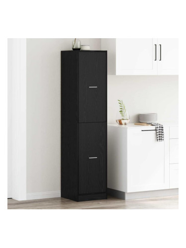 Sonata H Аптекарски шкаф Черен дъб 40 x 41 x 174.5 см Инженерно дърво