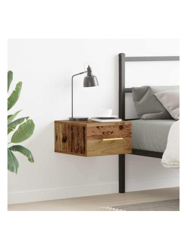 Sonata H Нощен шкаф Старо дърво 35 x 35 x 20 см Инженерно дърво