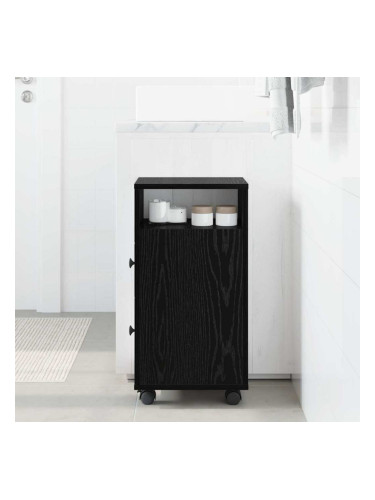 Sonata H Тъмен шкаф за баня Черен дъб 33 x 23 x 65 см Инженерно дърво