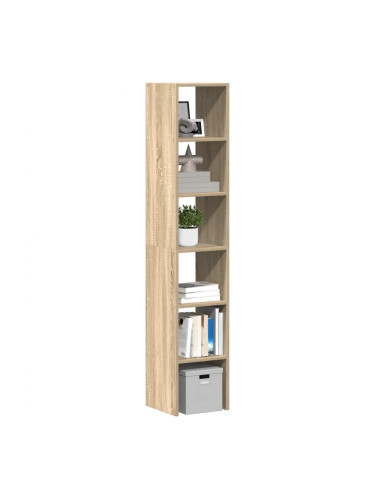 Sonata H Библиотеки 2 бр стифиращи дъб сонома 30x30x80см инженерно дърво