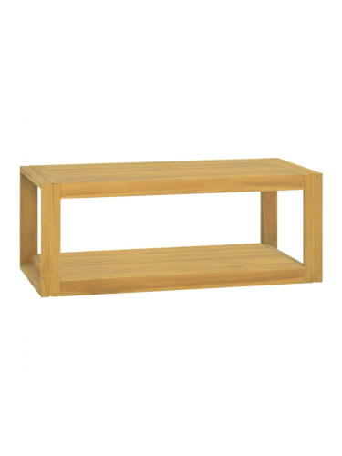 Sonata H Стенен шкаф за баня, 90x45x35 см, тиково дърво масив