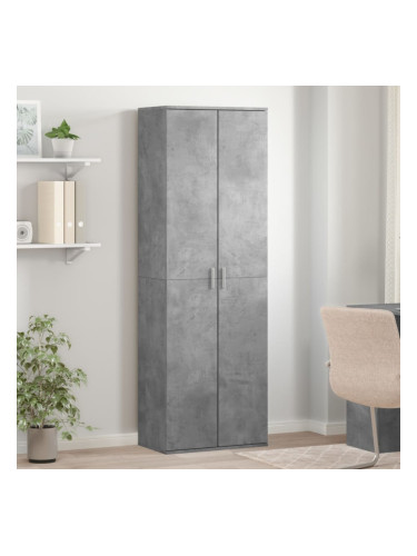 Sonata H Висок шкаф, бетонно сив, 60x35x180 см, инженерно дърво