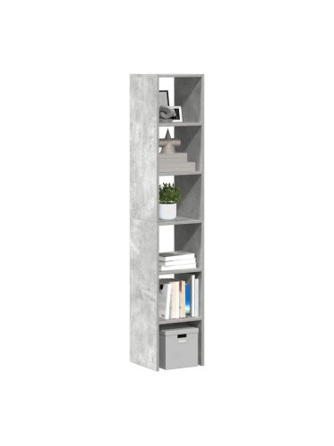 Sonata H Библиотеки 2бр стифиращи бетонно сив 30x30x80см инженерно дърво