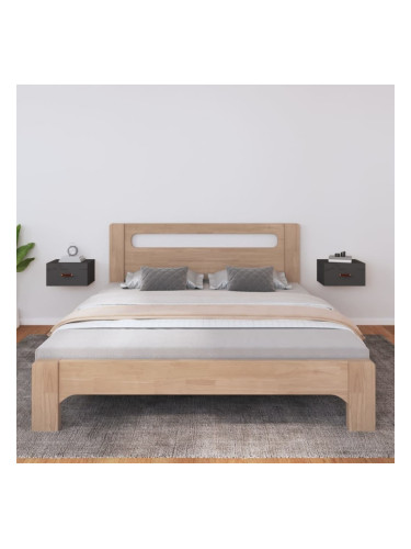 Sonata H Нощни шкафчета за стенен монтаж, 2 бр, сив 40x29,5x22 см