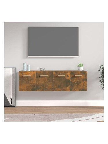 Sonata H Стенни шкафове 2 бр опушен дъб 60x36,5x35 см инженерно дърво