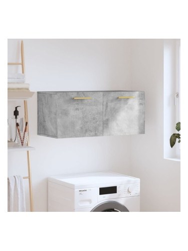 Sonata H Стенен шкаф, бетонно сив, 80x36,5x35 см, инженерно дърво