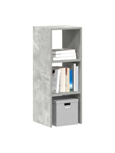 Sonata H Библиотека стифиращи бетонно сив 30x30x80 см инженерно дърво