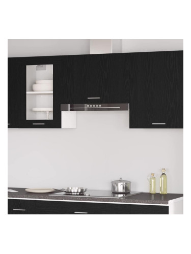 Sonata H Висящ шкаф с врата Черен дъб 60 x 31 x 60 см Инженерно дърво
