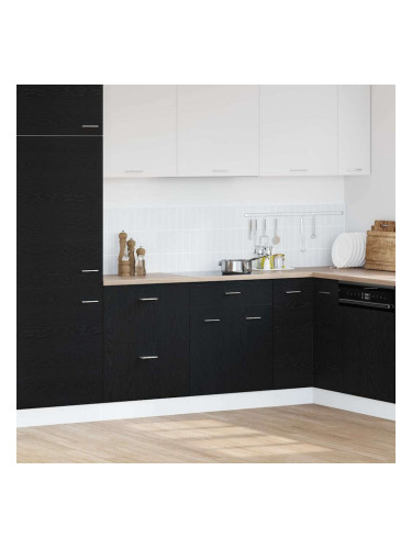 Sonata H Шкаф с чекмедже Черен дъб 60 x 46 x 81.5 см Инженерно дърво