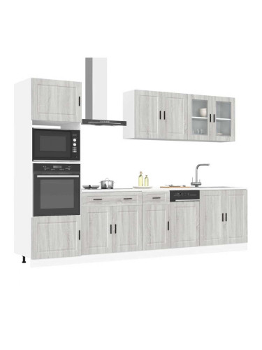 Sonata H Комплект кухненски шкафове от 7 части Kalmar, инженерно дърво