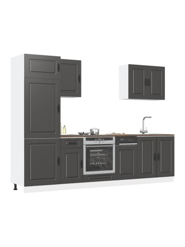 Sonata H Комплект кухненски шкафове от 7 части Kalmar, инженерно дърво