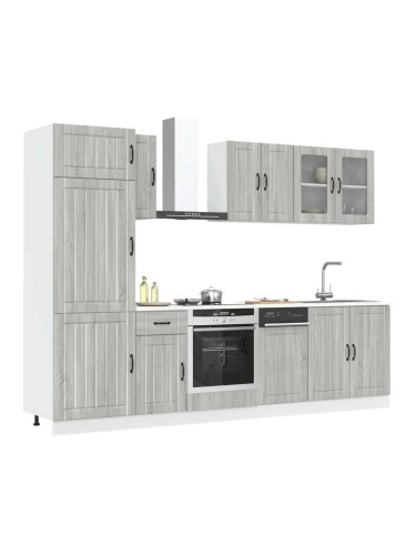 Sonata H Комплект кухненски шкафове от 8 части Kalmar, инженерно дърво